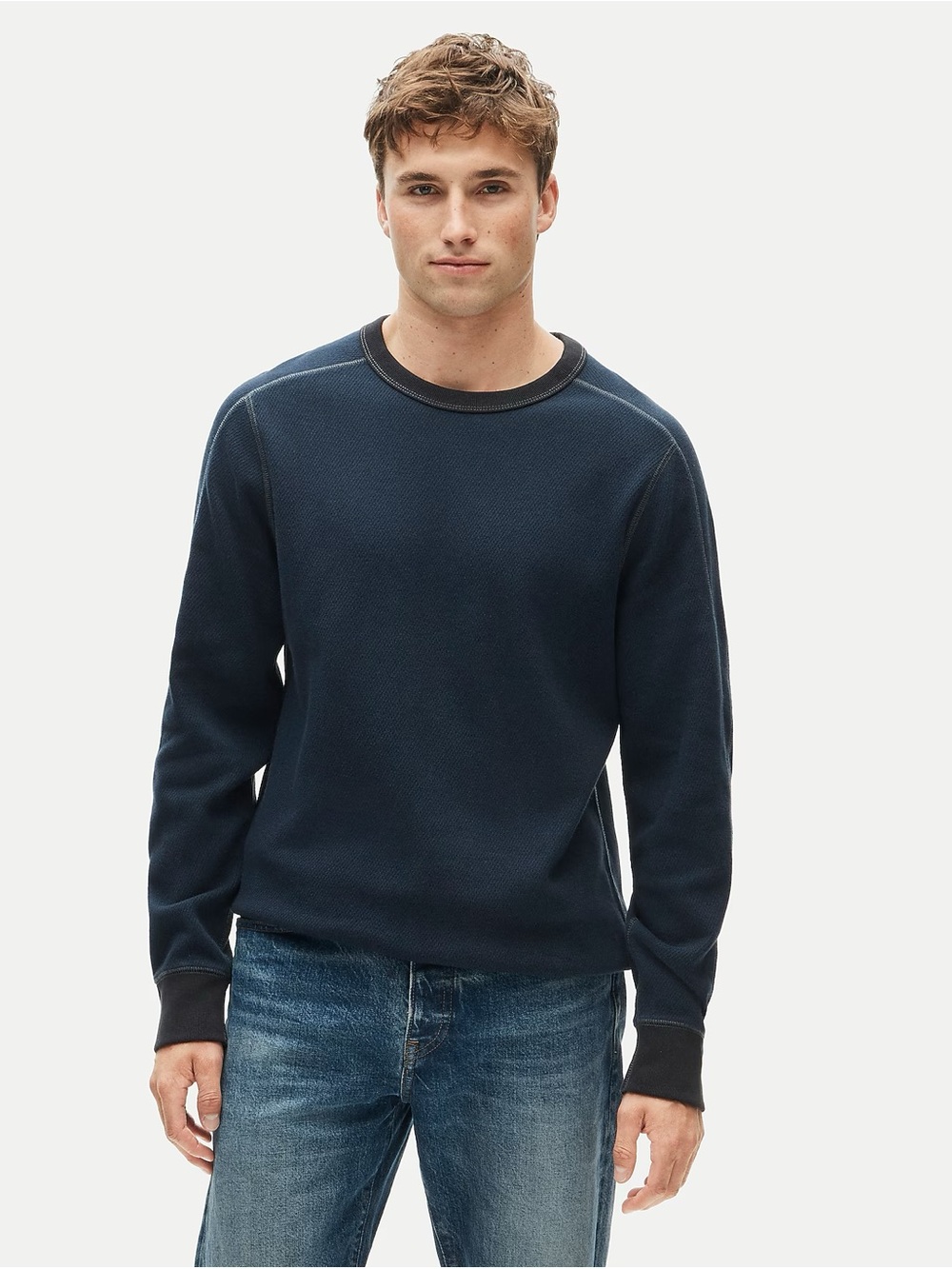 Wallace & Barnes thermal-knit crewneck Jcrew